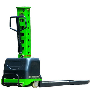 Best price 500kg 700kg 1000 kg Self Loading Portable Stacker Forklift electric Stacker on sale