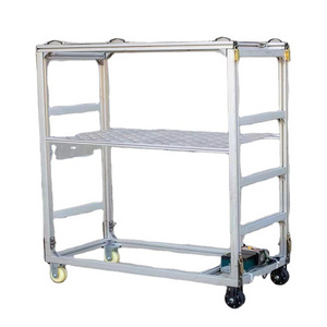 1.46-3m 300kg  Aluminium Alloy Mini Mobile Electric Traveling Scaffold Tracked Walking Lift For Home Suspended Platform