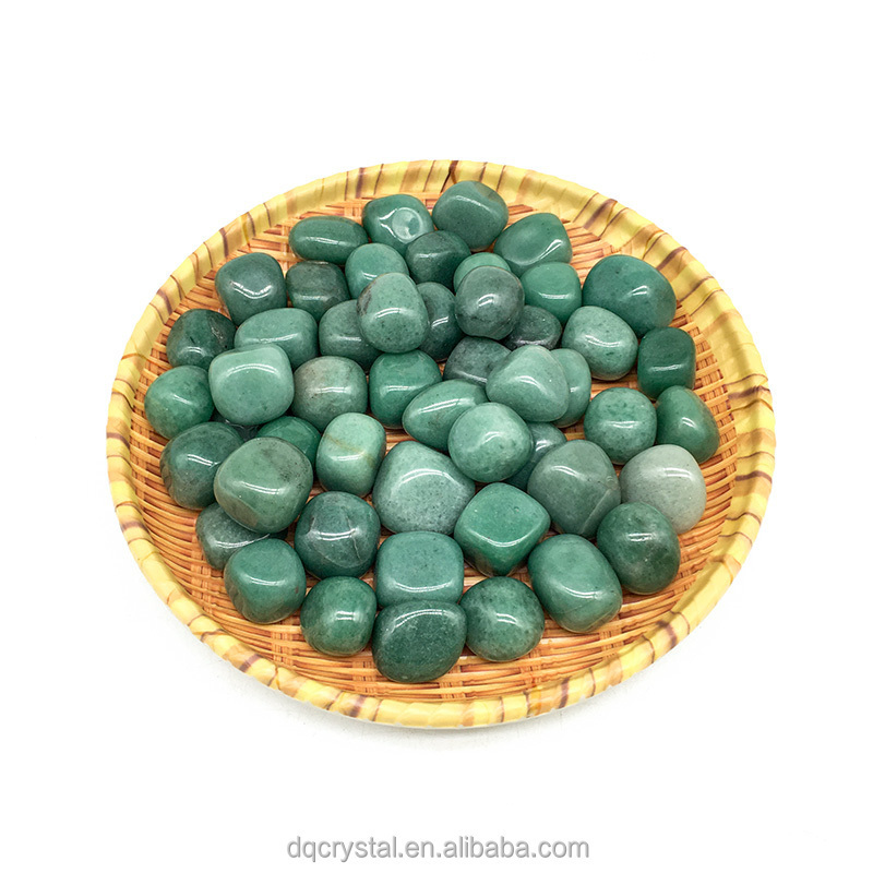 Cheaper price 2-3cm size natural Green Aventurine tumbled crystal stone crystal tumbled gemstones