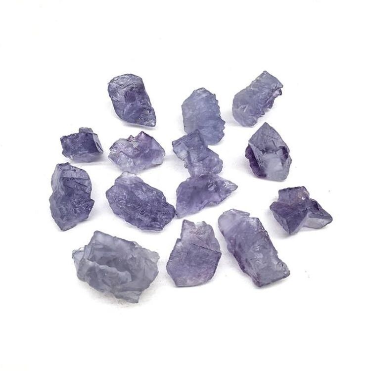 Natural Rock Purple Fluorite Specimens Rough Stone Mineral clear purple fluorite stone For Home Decoration