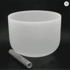 Manufacture supply Frosted quartz crystal singing bowls for wholesale