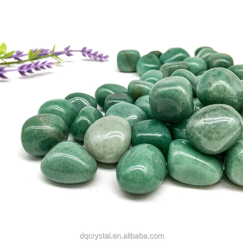 Cheaper price 2-3cm size natural Green Aventurine tumbled crystal stone crystal tumbled gemstones