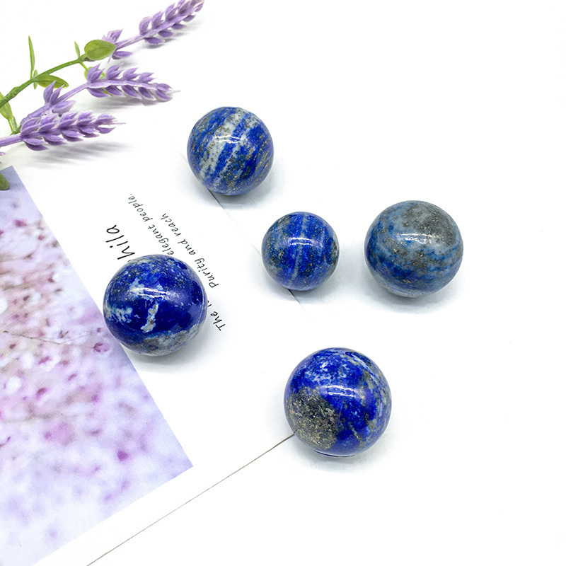 Wholesale natural blue lapis sphere high quality crystal small size lapis luzil ball healing stone for decoration