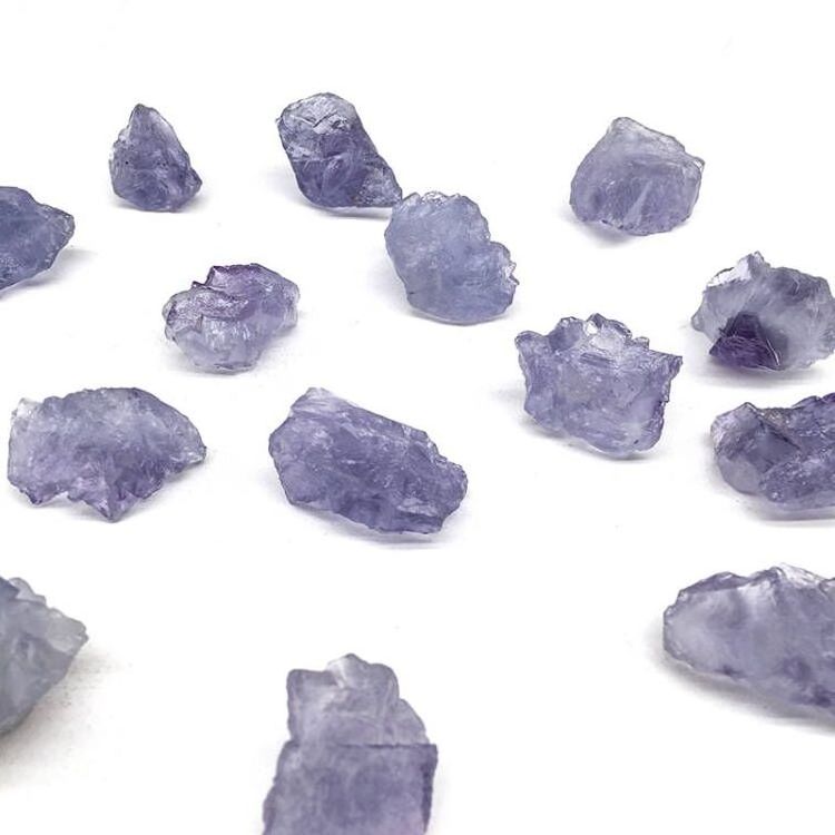 Natural Rock Purple Fluorite Specimens Rough Stone Mineral clear purple fluorite stone For Home Decoration