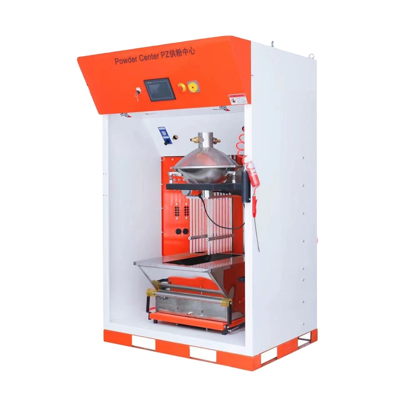 High Quality High Efficiency Powder Feed Center Machine Powder Coating Line