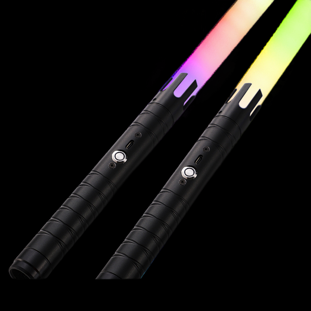 7 color Dueling Lightsaber Sword Dueling Force Lightsaber Toys Light Saber Smooth Swing RGB Led Flashing LightUp Sword For Party