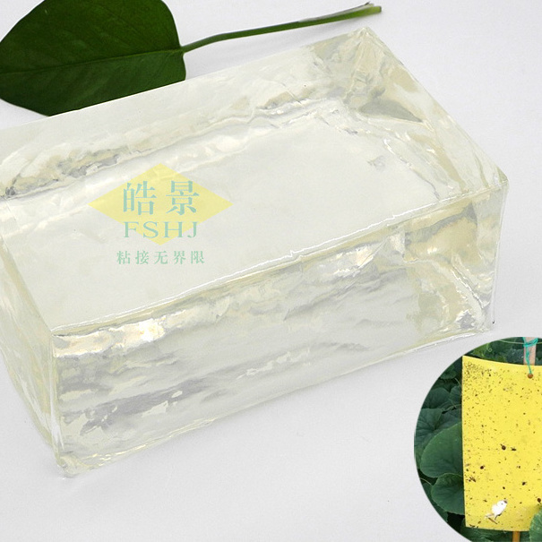 Pressure Sensitive Adhesive Glue Transparent Block Shape Hot Melt Adhesive Glue for Shellac Bond