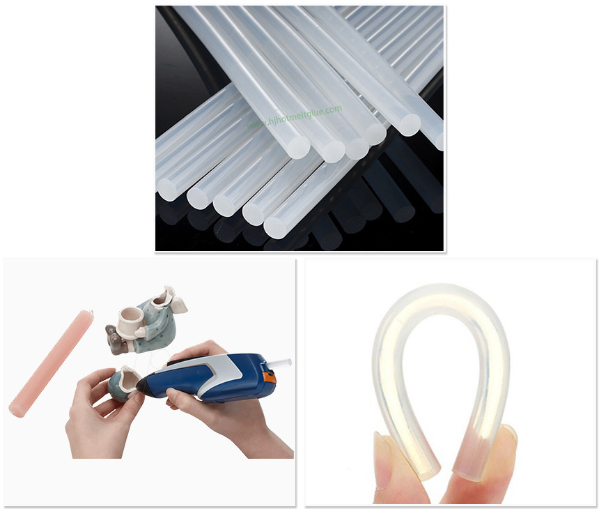 EVA Glue Stick White and Transparent Color Hot Melt Glue Stick 7MM and 11MM  for Glue Gun