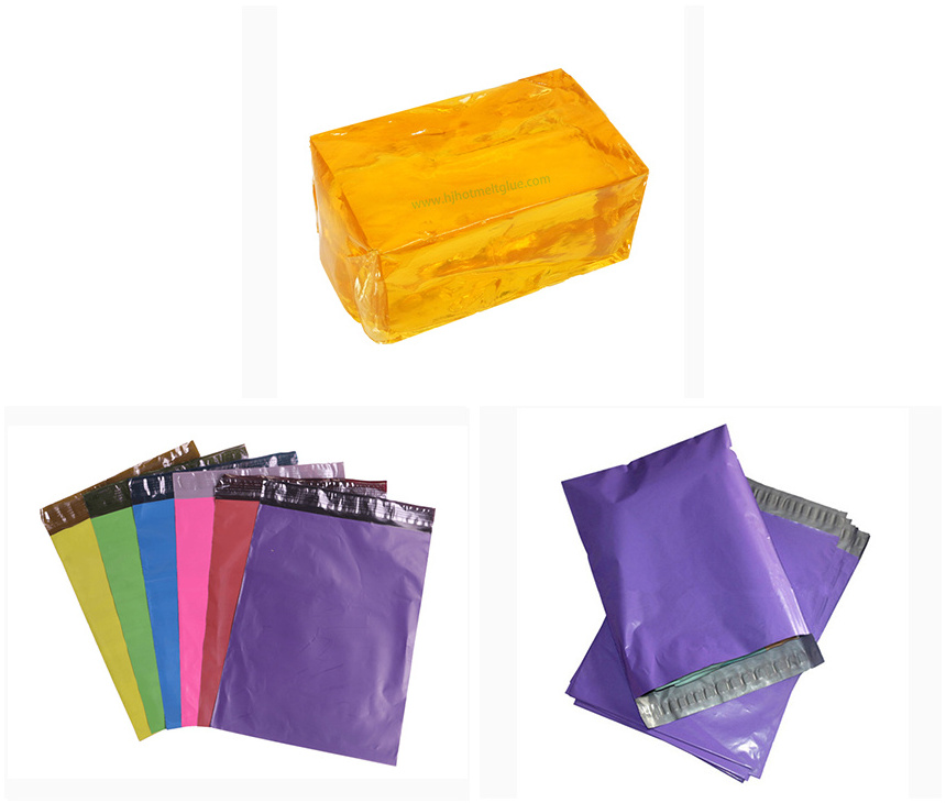 High quality courier bags glue hot melt adhesive plastic bags glue for express couriers bags sealing with high bonding strength