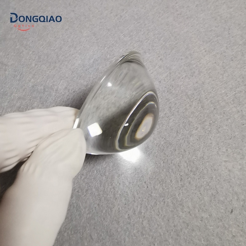 Hot selling plano convex optical LED Glass Lens 100mm 120 degree for Cree COB Array CXA3590 CXB3590