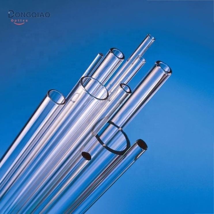 Optical Sapphire rod lens Light pipes supplier light guide prism sapphire tube