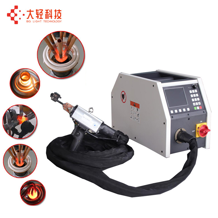 Automatic hf induction brazing welding equipment for copper pipe