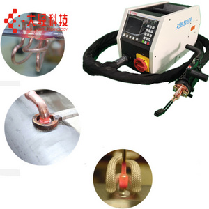 Portable handheld 10KW induction heating machine for copper tube welding