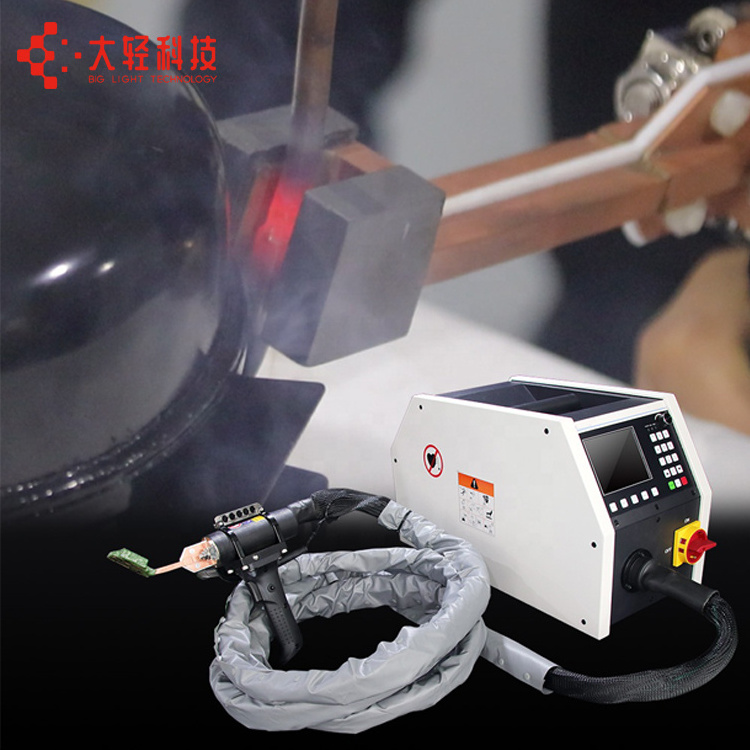 Portable handheld 10KW induction heating machine for copper tube welding