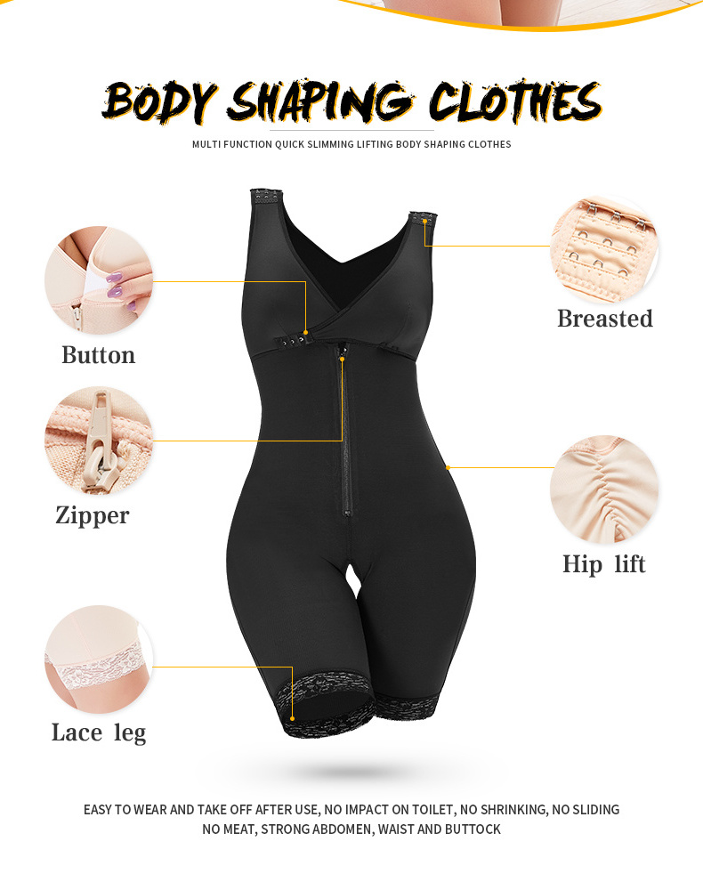 Full Shapewear for Women Tummy Control  Body Shaper Butt Lifter  Slimmer Bodysuit for Women Daily Life