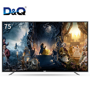 Television 75 Inch 4K ultra hd HD Smart TV Explosion-Proof Led Screen Wifi TV Fashion Design