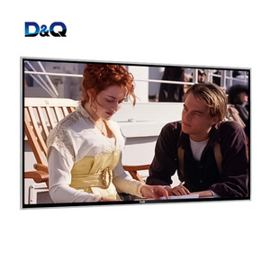 D&Q TV-Huge Flat Screen 86 Inch Home 4K UHD smart Narrow Bezel LED Backlight TV