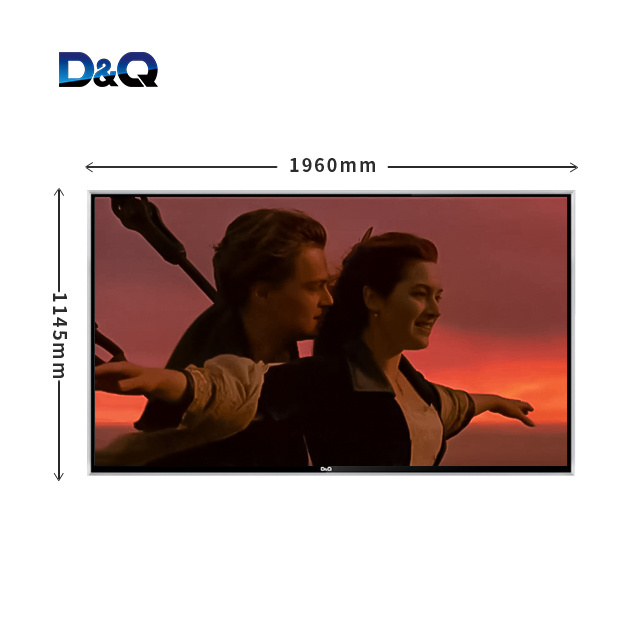 D&Q TV-Huge Flat Screen 86 Inch Home 4K UHD smart Narrow Bezel LED Backlight TV