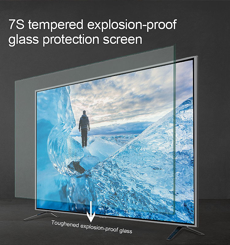 Television 75 Inch 4K ultra hd HD Smart TV Explosion-Proof Led Screen Wifi TV Fashion Design