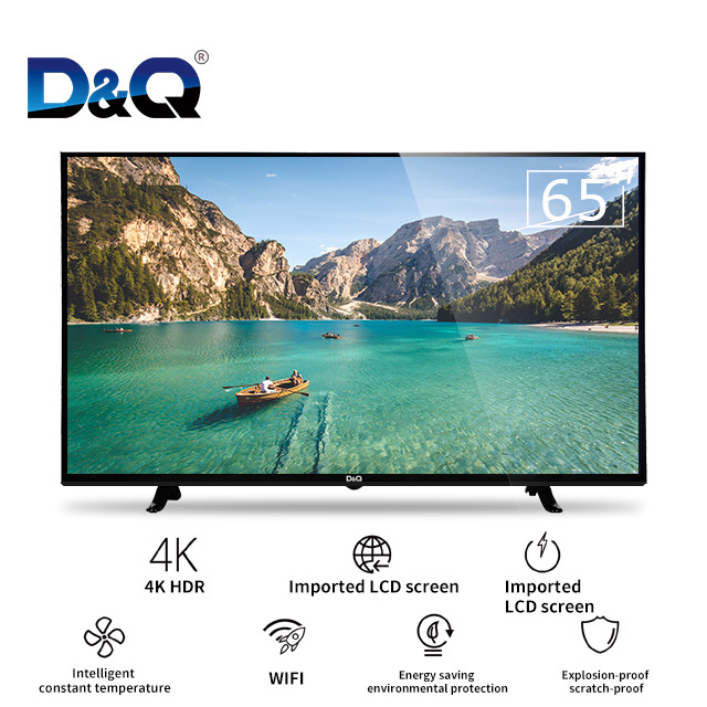 DQ digital Television  Android 4k Television 65 Inch 1.5+8G Android Ultra HD  4K smart TV  with android 11