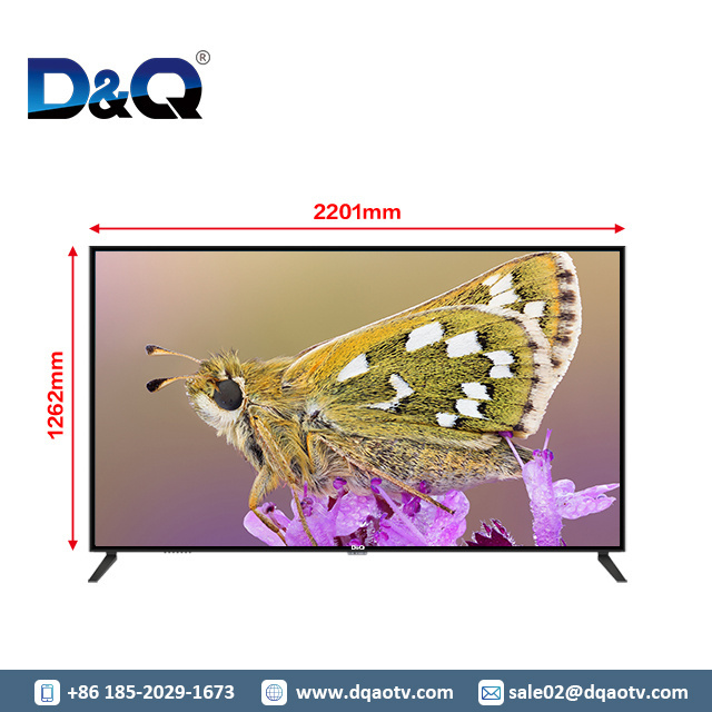 D&Q 98 inches ULED Smart televisions Android TV OEM/ODM Bulk purchase, container