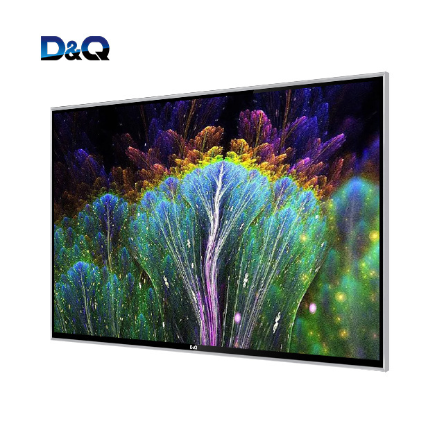 china D&Q TV factory-86'' 4k smart UHD led tv with android support multi media big 4K led 86 inch tv