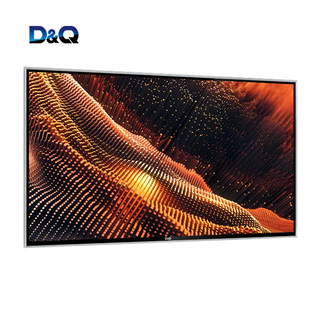 china D&Q TV factory-86'' 4k smart UHD led tv with android support multi media big 4K led 86 inch tv