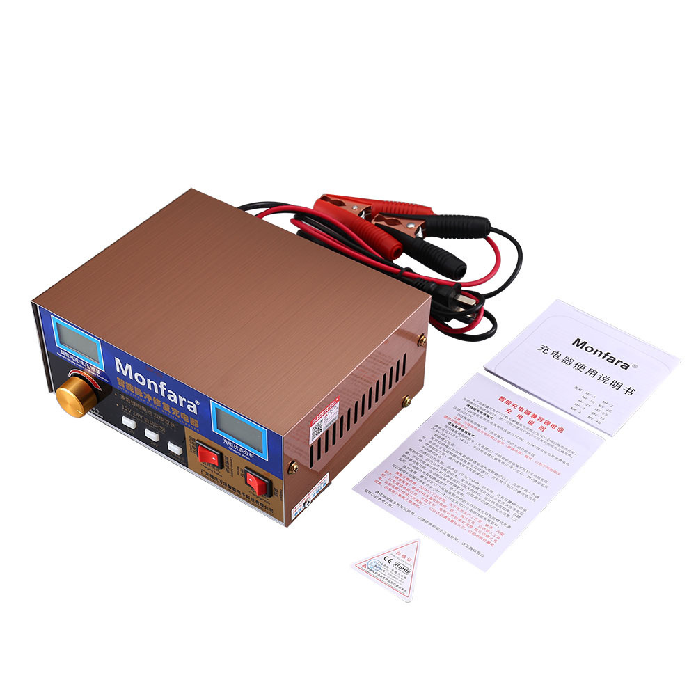 12V24V Full Smart Maintainer Car Battery Charger Motorcycle Battery Charger