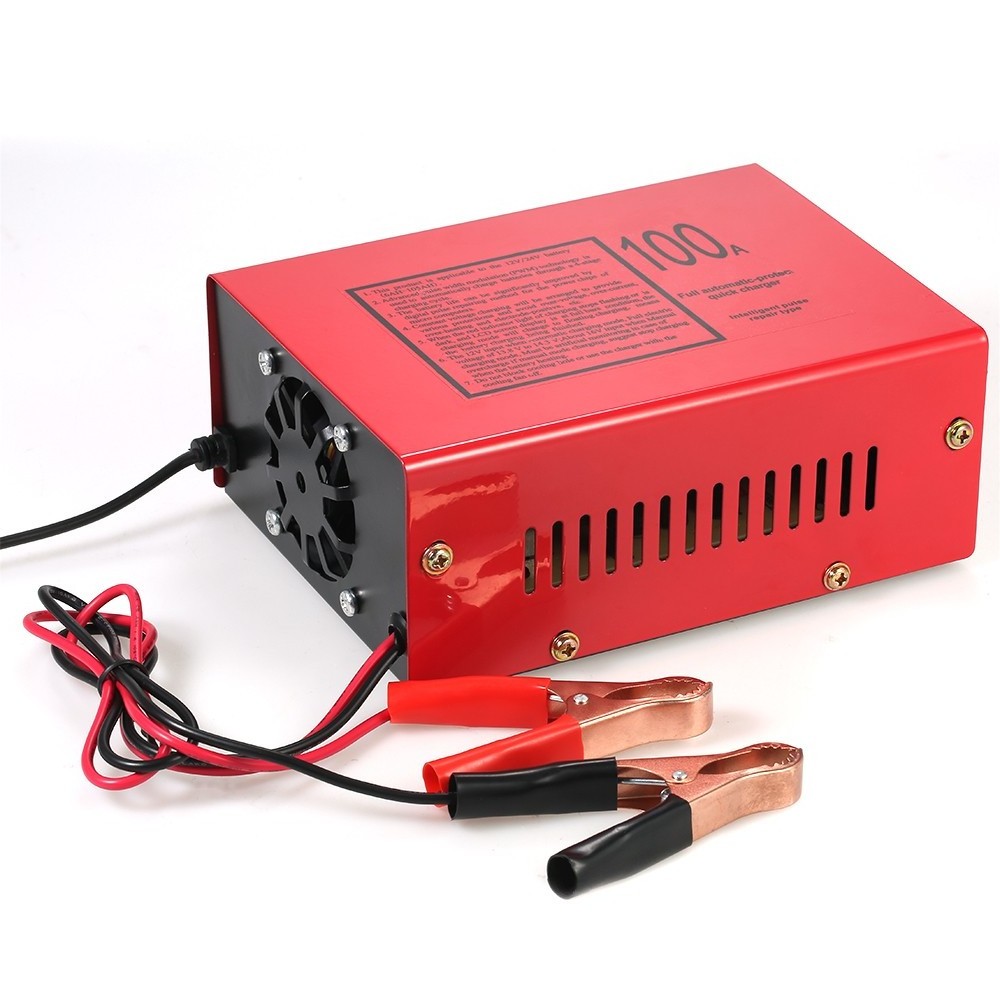 Monfara Pulse Repair Battery Maintainer Portable Intelligent Car Battery Charger Automatic 12V 24V