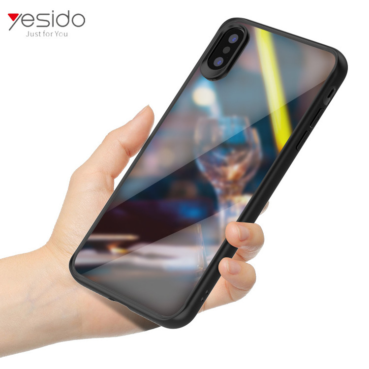 Anti-shock smart cover case, TPU PC cellphone case for apple iphone xs