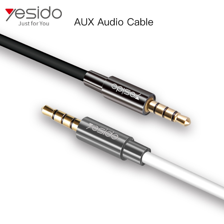 Yesido Best selling audi music interface 3.5mm audio aux cable aux cabel headphones 3.5mm usb aux car cable