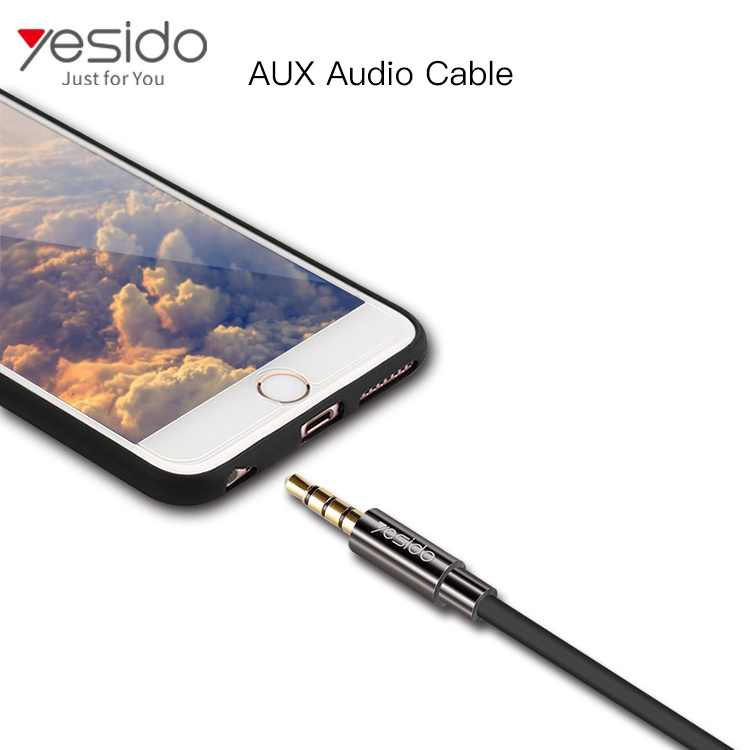 Yesido Best selling audi music interface 3.5mm audio aux cable aux cabel headphones 3.5mm usb aux car cable