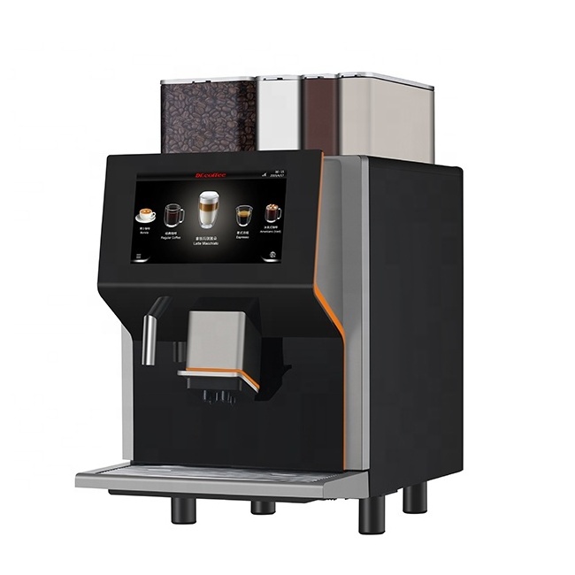 Dr.Coffee New Arrival Coffee Center 10.1 inch Touch Screen Commercial Coffee Machine with 3 powder hoppers