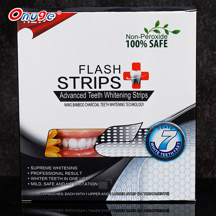 oral care charcoal 6D White strips for teeth whitening Professional Effects