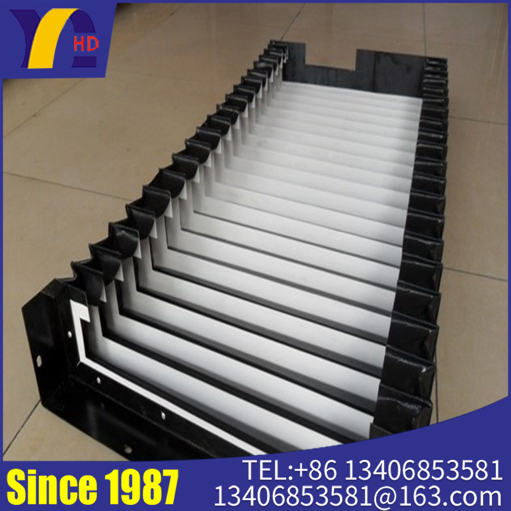 cnc machine guide rail cover telescopic cover