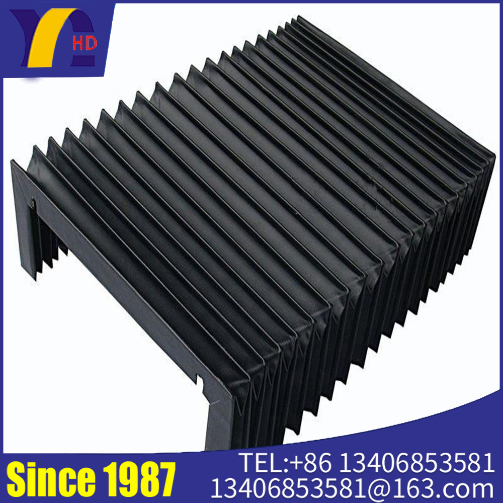 cnc machine guide rail cover telescopic cover