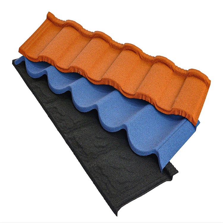 Modern Classic Bond Roof Tile Best-Selling Stone Coated Metal Roofing Sheet for Plain Roof Tiles in Ghana USA the Philippines