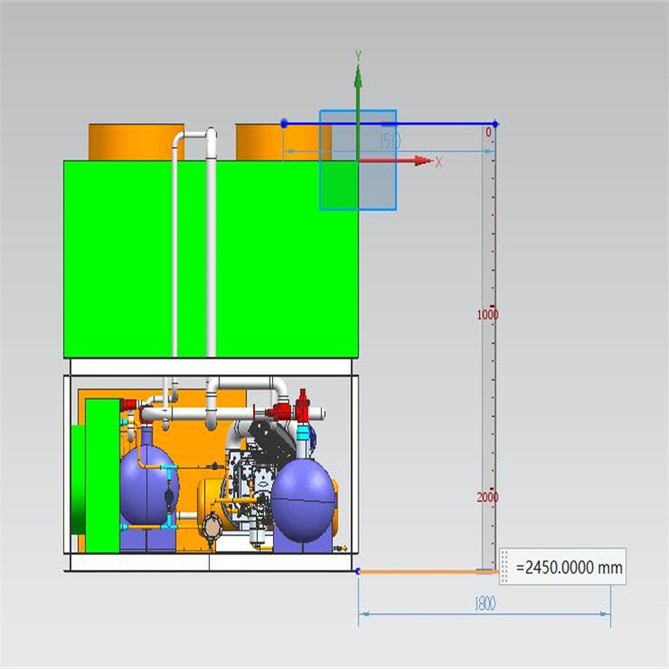 Refrigerator Compressor set for cooling room Air cooled compressor chillers unit compressor condensing unit