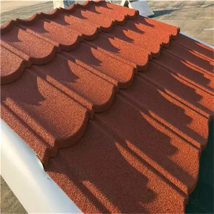 Modern Classic Bond Roof Tile Best-Selling Stone Coated Metal Roofing Sheet for Plain Roof Tiles in Ghana USA the Philippines