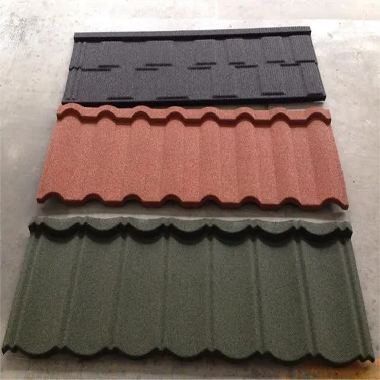 Modern Classic Bond Roof Tile Best-Selling Stone Coated Metal Roofing Sheet for Plain Roof Tiles in Ghana USA the Philippines