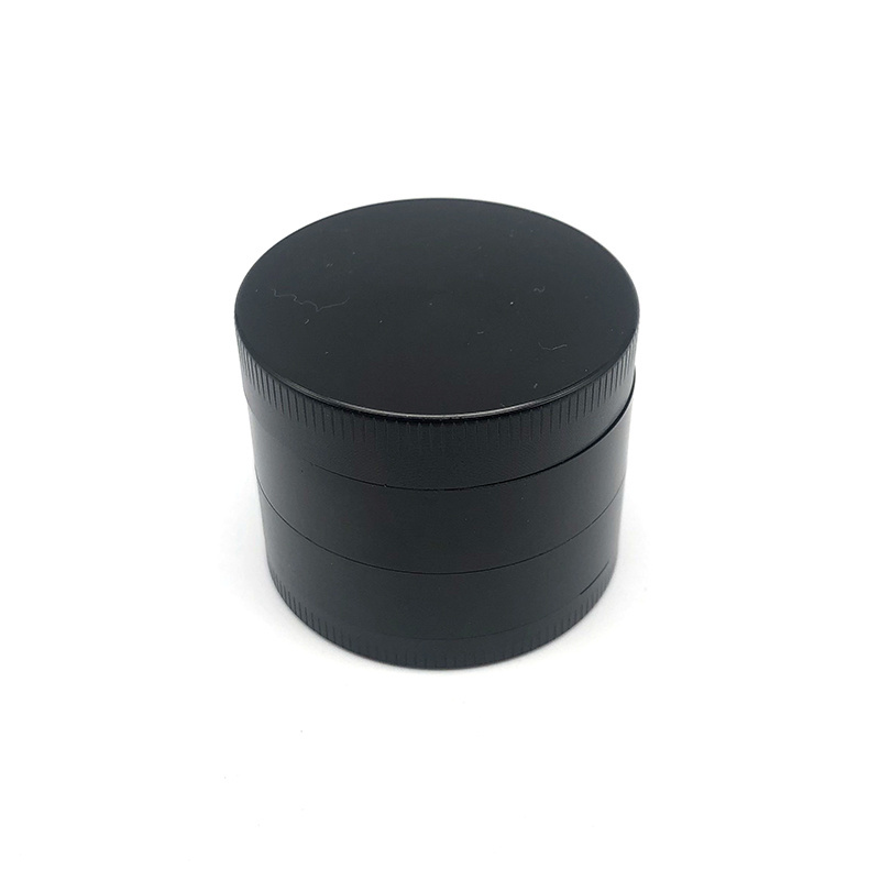 manufacture metal grinders 4 layers Smoking accessories cool spice tobacco grinder black