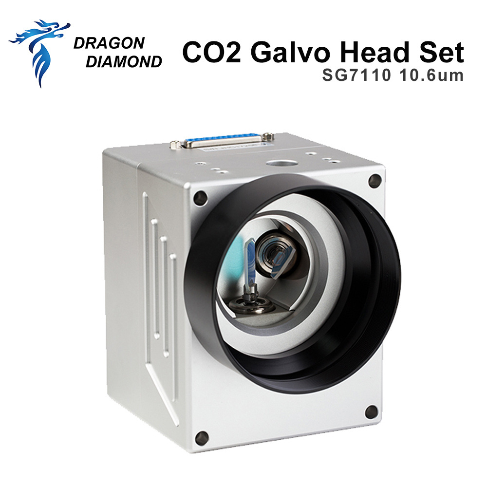 Dragon Diamond fiber Scanning Galvanometer SG7110 7220  10.6um 1064nm laser Galvo scanner head for laser marking machine