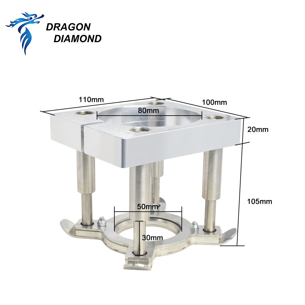 CNC Auto Pressure Plate Clamp Diameter 65/75/80/85/90/100/105/125mm Matic Foot Fixture Holder For Spindle Motor Router Machine