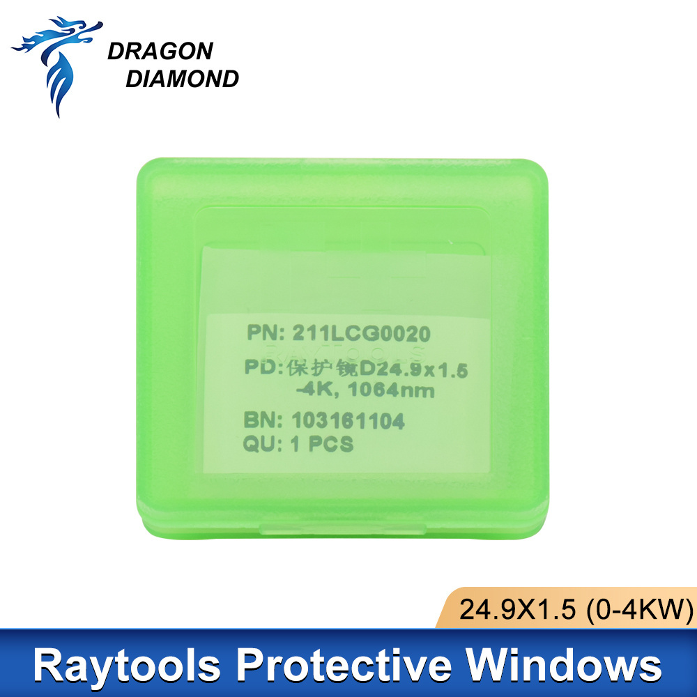 Dragon Diamond Fiber laser protective lens optical protective lens D20/30 series Original Raytools Protective Windows Focus Lens