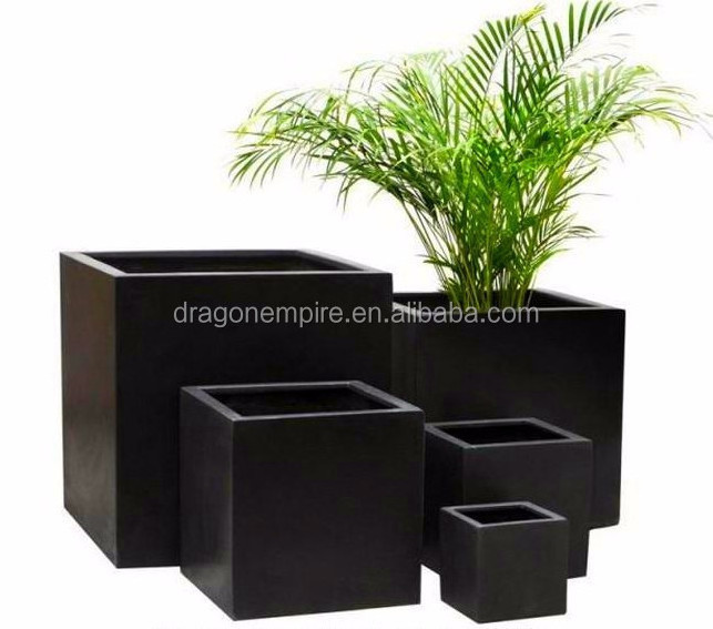 fiberglass planter box, fiberglass cubic planters, fiberglass garden planters