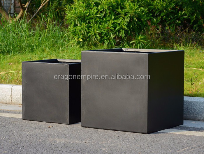 fiberglass planter box, fiberglass cubic planters, fiberglass garden planters