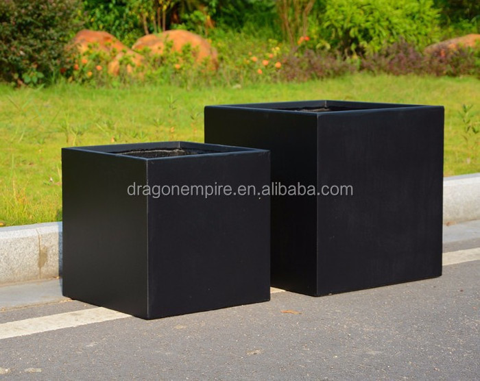 fiberglass planter box, fiberglass cubic planters, fiberglass garden planters