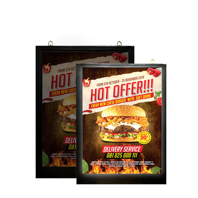 Best selling products led illuminated table tents LED food menu