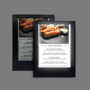 Single Light View Restaurant Kitchen Equipment Menu LED lights Menu Cover