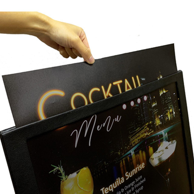 Best selling products led illuminated table tents LED food menu